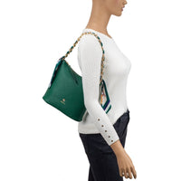 Gionni Womens GREEN / ONE SIZE Gionni Womens Green Curved Zip Xbody Bag Seebreeze - 11G2745