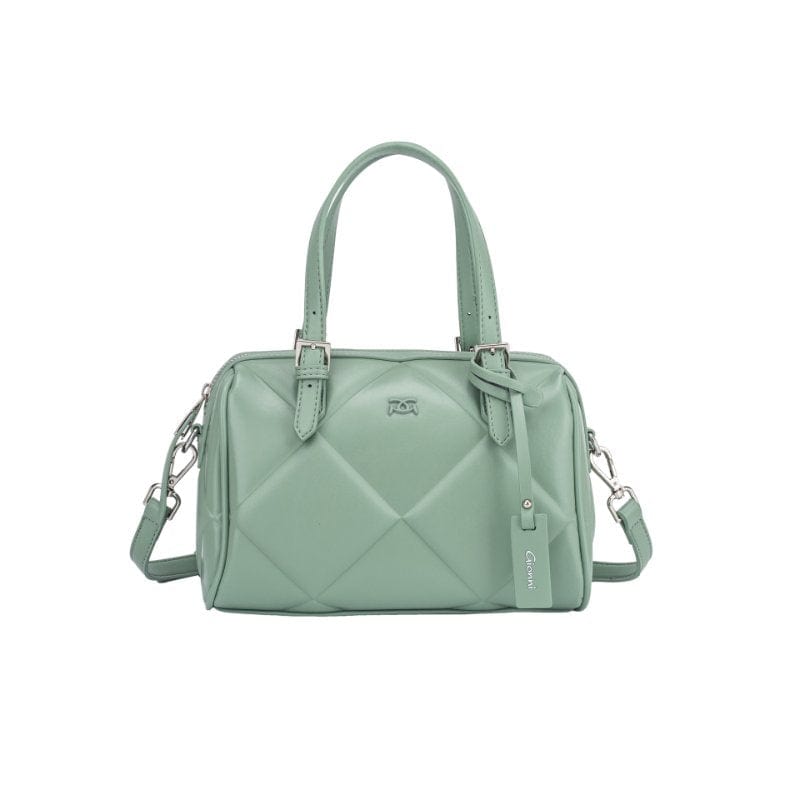 Gionni Womens GREEN / ONE SIZE Gionni Womens Green Double Handle Grab Bag Pearl - 11G2753