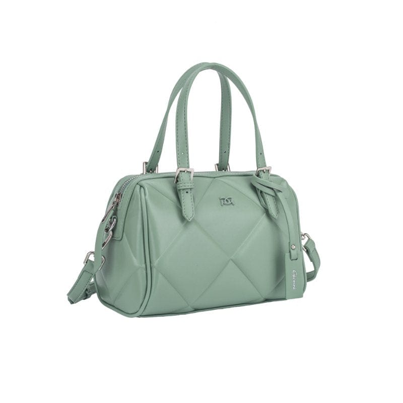 Gionni Womens GREEN / ONE SIZE Gionni Womens Green Double Handle Grab Bag Pearl - 11G2753