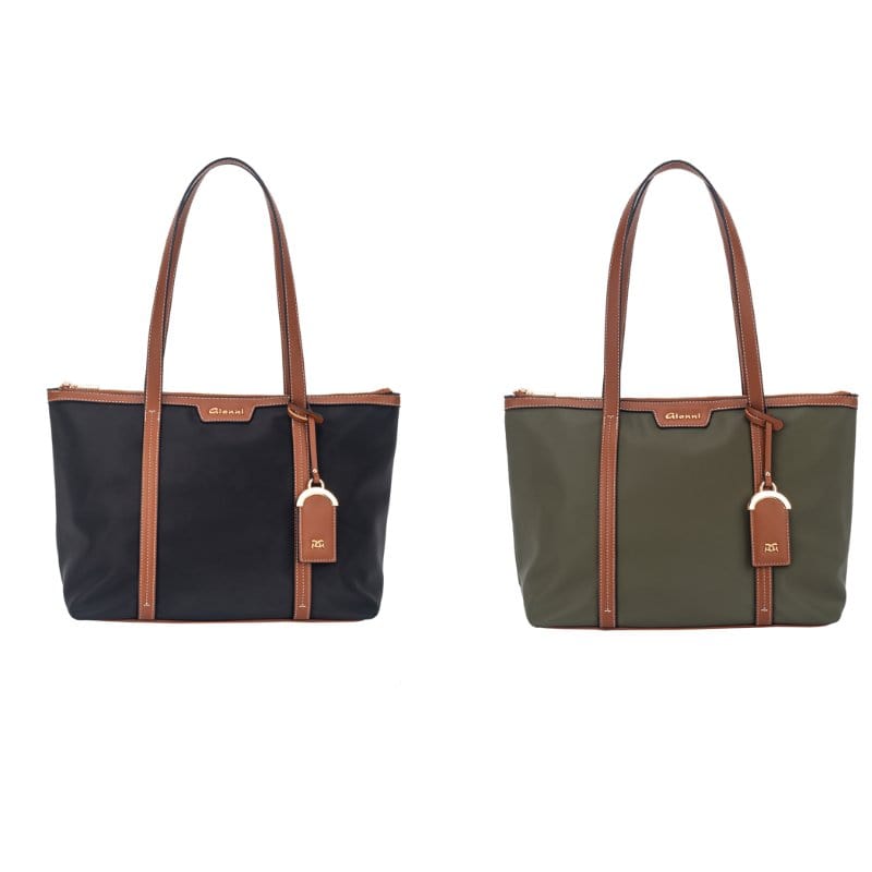 Gionni Womens GREEN / ONE SIZE Gionni Womens Green Large Shopper Bag Angele - 11G2821