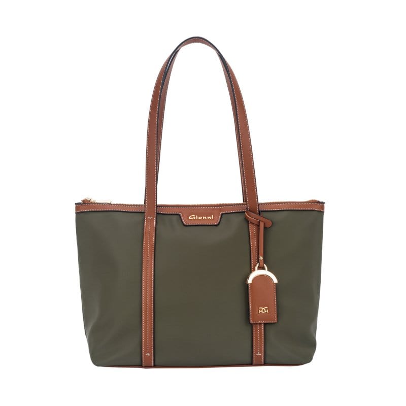 Gionni Womens GREEN / ONE SIZE Gionni Womens Green Large Shopper Bag Angele - 11G2821