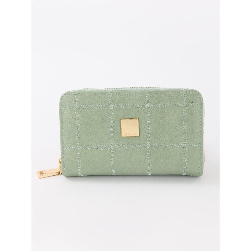 Gionni Womens GREEN / ONE SIZE Gionni Womens Jet 15cm Zip & Button Purse - 20G1257