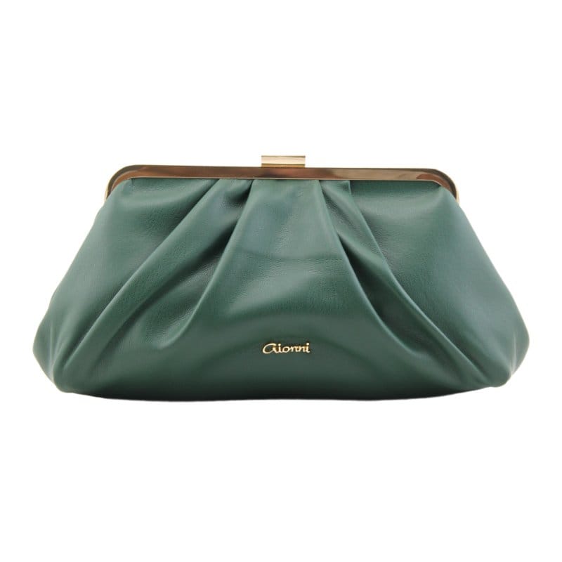 Gionni Womens GREEN / ONE SIZE Gionni Womens Mimosa Frame Clutch Bag - 11G2893