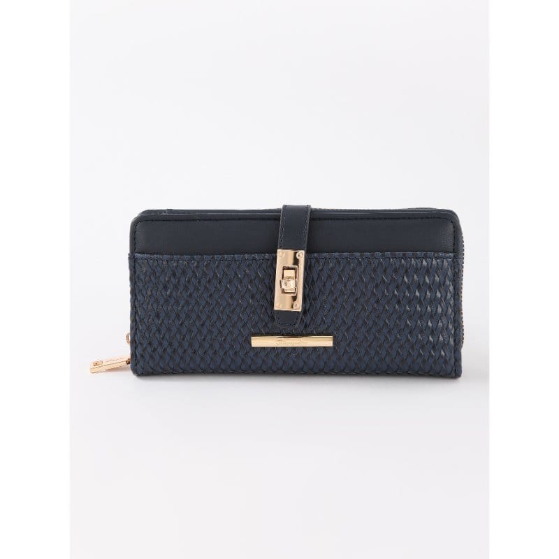 Gionni Womens NAVY / ONE SIZE Gionni Womens Dahlia 19cm Zip Around Purse - 21H232