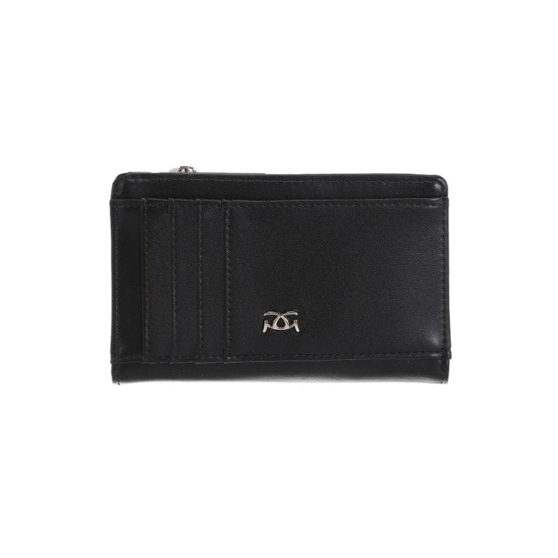 Gionni Womens ONE SIZE / BLACK Gionni Womens Manon 14cm Zip And S/button Wallet 20G1247