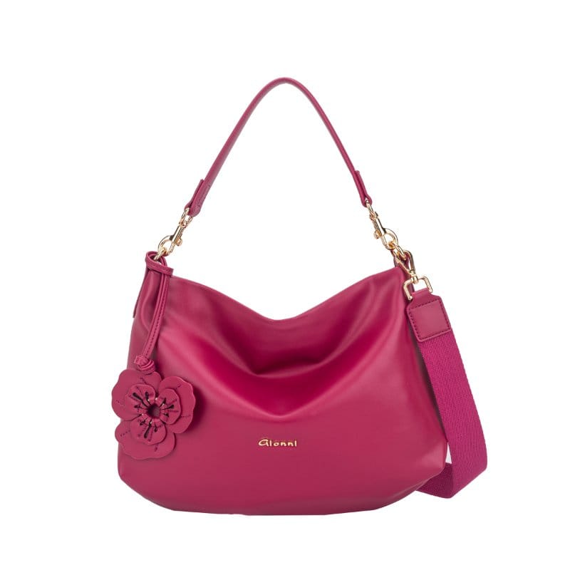 Gionni Womens PINK / ONE SIZE Gionni Womens Pink Onyx Slouchy Hobo Bag - 11G2883