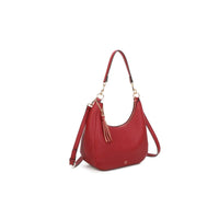 Gionni Womens RED / ONE SIZE Gionni Womens Red Curved Shoulder Bag Charlotte - 11G2818