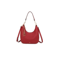Gionni Womens RED / ONE SIZE Gionni Womens Red Curved Shoulder Bag Charlotte - 11G2818