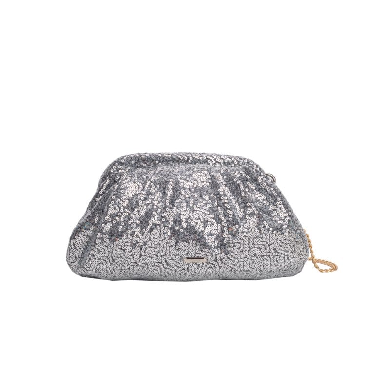 Gionni Womens SILVER / ONE SIZE Gionni Womens Daiquiri Sequin Clutch Bag - 11G2899