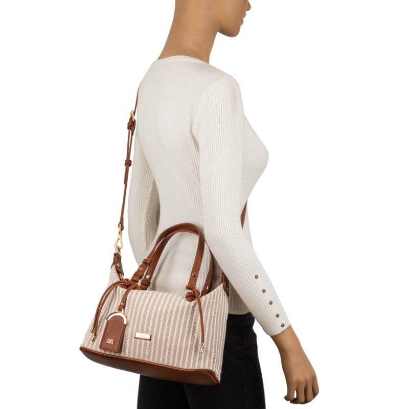 Gionni Womens TAN / ONE SIZE Gionni Womens Tan Emerald Medium Bowling Bag - 11G2868