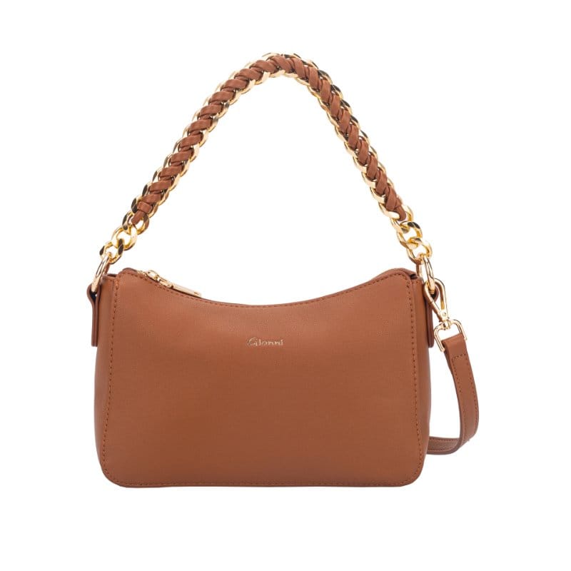 Gionni Womens TAN / ONE SIZE Gionni Womens Tan Ruby Curved Shoulder Bag - 11G2862