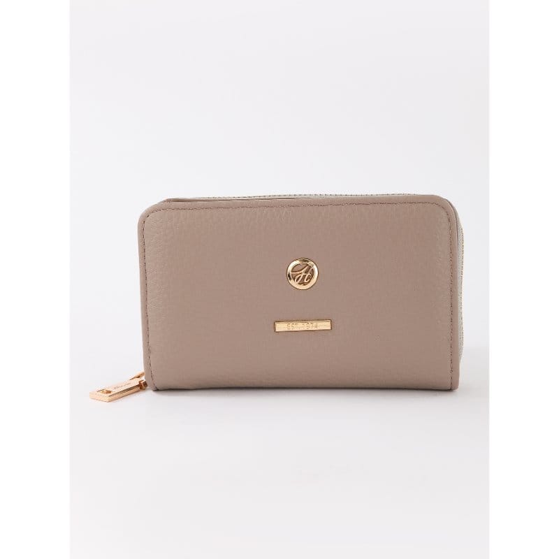 Gionni Womens TAUPE / ONE SIZE Gionni Womens Iris 15cm Zip Around Purse - 21H235