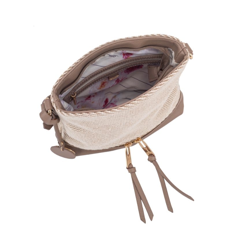 Gionni Womens TAUPE / ONE SIZE Gionni Womens Taupe Crossbody Bag Marina - 11G2750