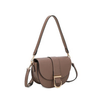 Gionni Womens TAUPE / ONE SIZE Gionni Womens Taupe Medium Saddle Bag Claire - 11G2828
