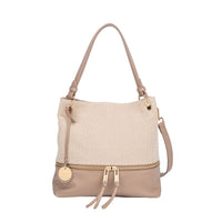 Gionni Womens TAUPE / ONE SIZE Gionni Womens Taupe Weave Body Shoulder Bag Marina - 11G2749