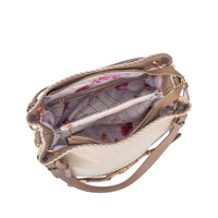 Gionni Womens TAUPE / ONE SIZE Gionni Womens Taupe Weave Body Shoulder Bag Marina - 11G2749