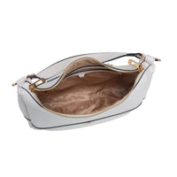 Gionni Womens WHITE / ONE SIZE Gionni Womens White Hobo Shaped Bag Krill - 11G2777