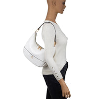 Gionni Womens WHITE / ONE SIZE Gionni Womens White Hobo Shaped Bag Krill - 11G2777