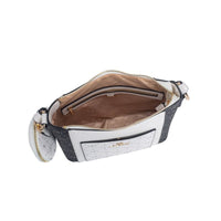Gionni Womens WHITE / ONE SIZE Gionni Womens White Shoulder Bag With Monogram Nacre - 11G2784