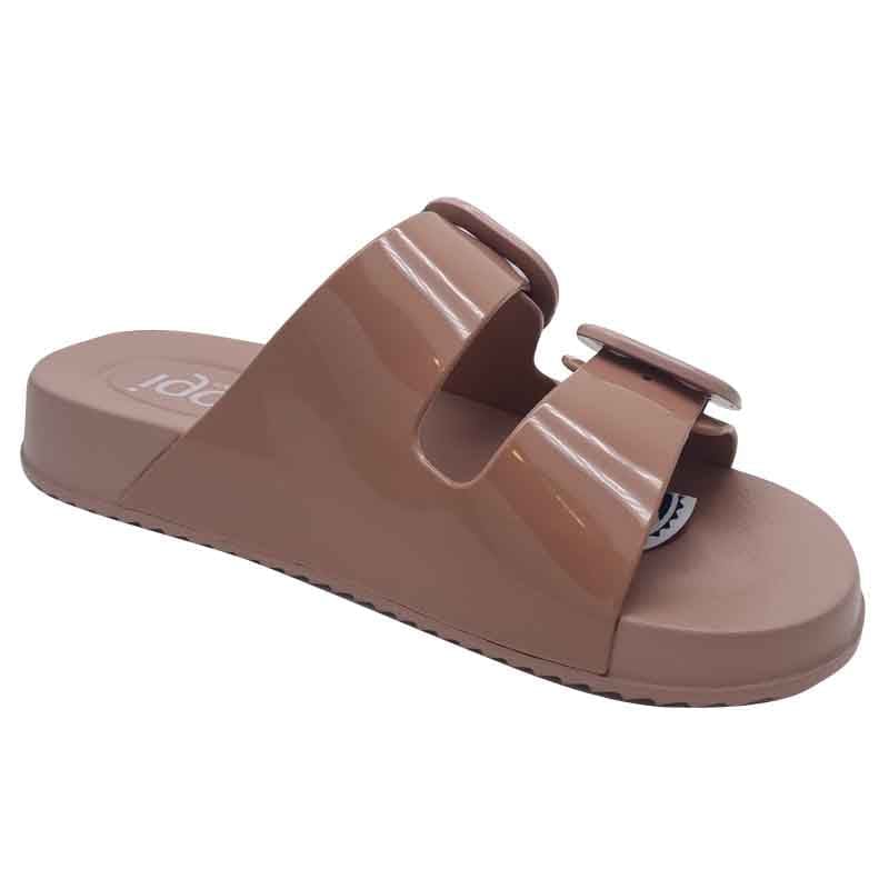 Igor Womens Igor Womens Nude Large Buckle Mule Sandal - S10334