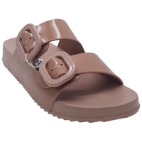 Igor Womens Igor Womens Nude Large Buckle Mule Sandal - S10334