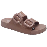 Igor Womens NUDE / 4UK Igor Womens Nude Large Buckle Mule Sandal - S10334