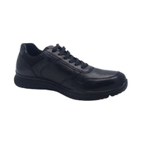 Imac Mens BLACK / 8UK Imac Mens Black Leather Bologna Shoes - 5515900
