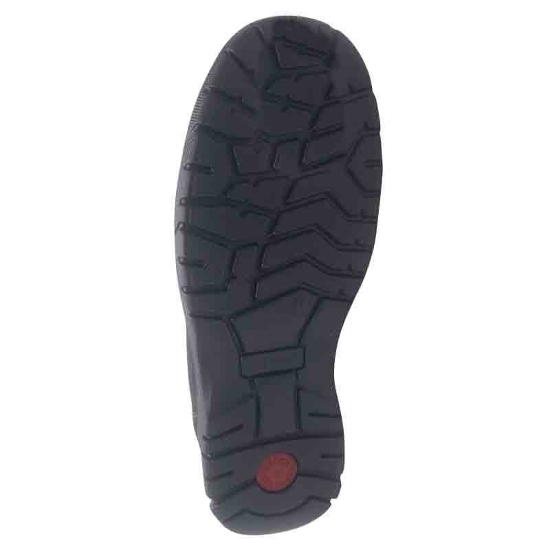 Imac Mens Imac Black Leather Water Resistant Shoe Extra Wide Fit -  201948