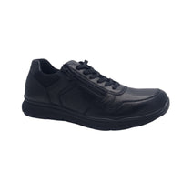 Imac Mens Imac Mens Black Leather Bologna Shoes - 5515900