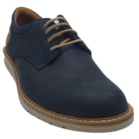 Imac Mens Imac Navy Leather Smart Casual Shoe - 1006200