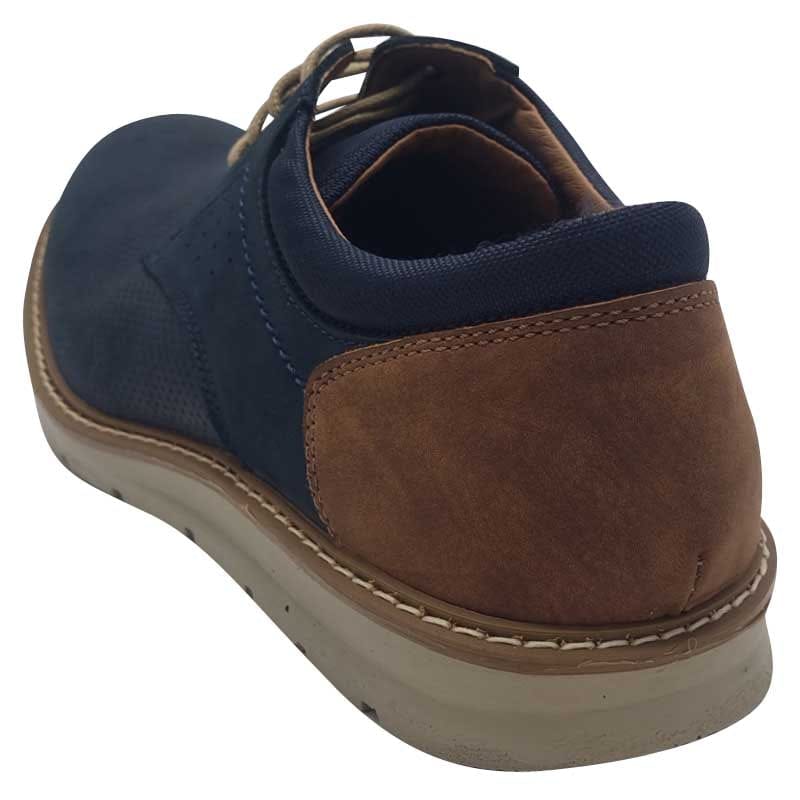 Imac Mens Imac Navy Leather Smart Casual Shoe - 1006200