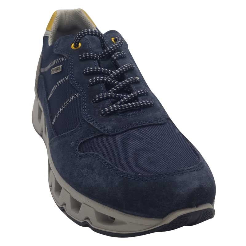 Imac Mens Imac Waterproof Leather Mens Navy Walking Shoe - 103339