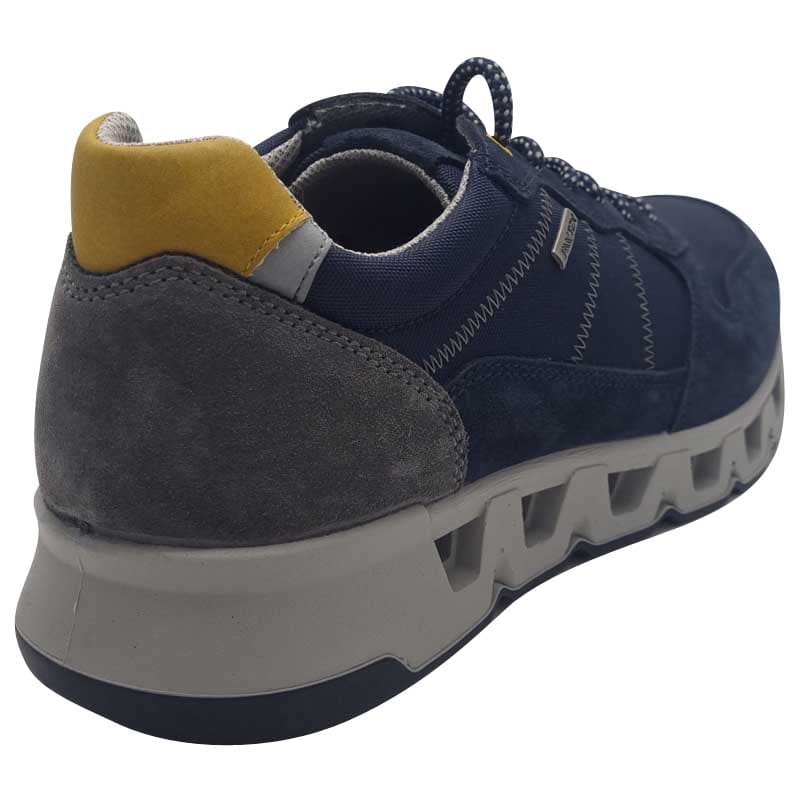 Imac Mens Imac Waterproof Leather Mens Navy Walking Shoe - 103339