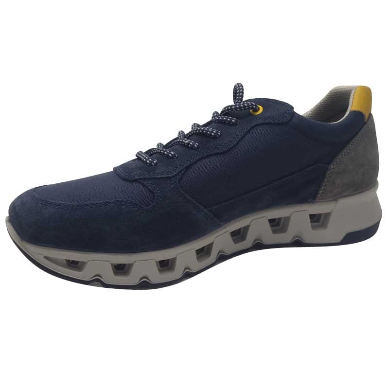 Imac Mens Imac Waterproof Leather Mens Navy Walking Shoe - 103339