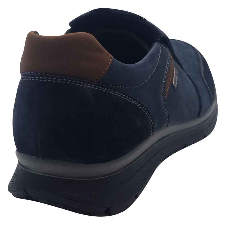 Imac Mens Imace Mens Navy Waterproof Bergamo Leather Slip-On Shoe - 852298