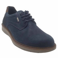 Imac Mens Imace Navy Leather Smart Casual Shoe - 201278