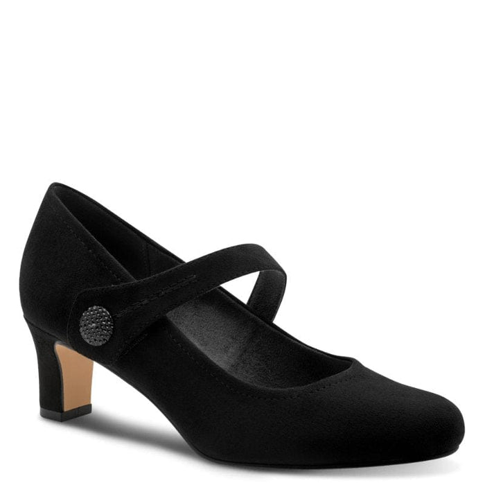 Jana Womens 3.5UK / BLACK Jana Womens Black Wide Fit High-Heel Dancing Shoe 8-22473-41