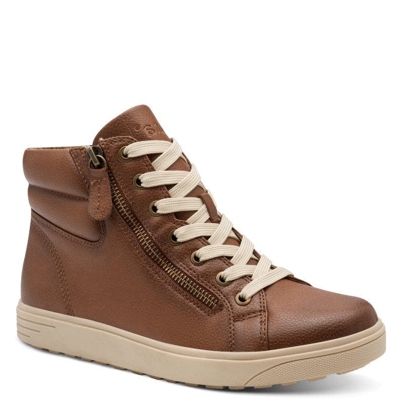 Jana Womens BEIGE / 4UK Jana Womens Beige Side Zip Ankle Boot 8-25269-43