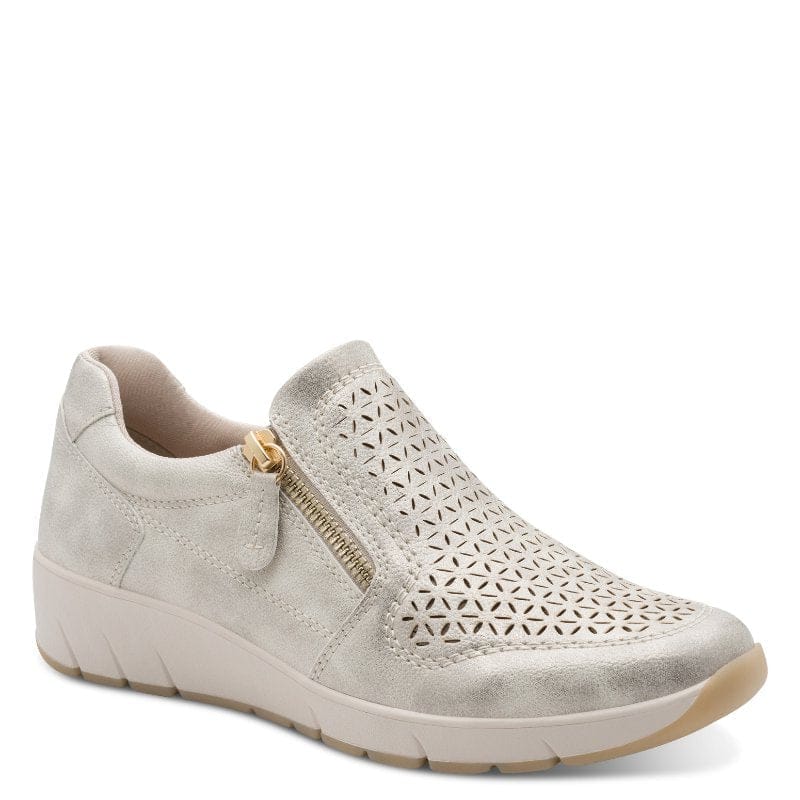 Jana Womens BEIGE / 4UK Jana Womens Beige Side Zip Fashion Trainer 8-24765-46