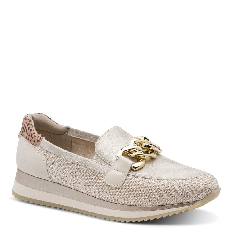 Jana Womens BEIGE / 4UK Jana Womens Beige Slip On Shoes 8-24766-42