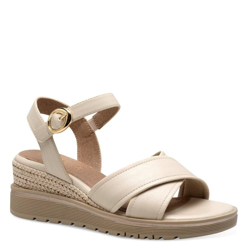 Jana Womens BEIGE / 4UK Jana Womens Beige Softline Sandals 8-28777-44