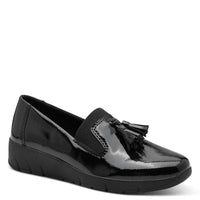Jana Womens BLACK / 4UK Jana Womens Black Slip-On Shoe - 8-24668-45