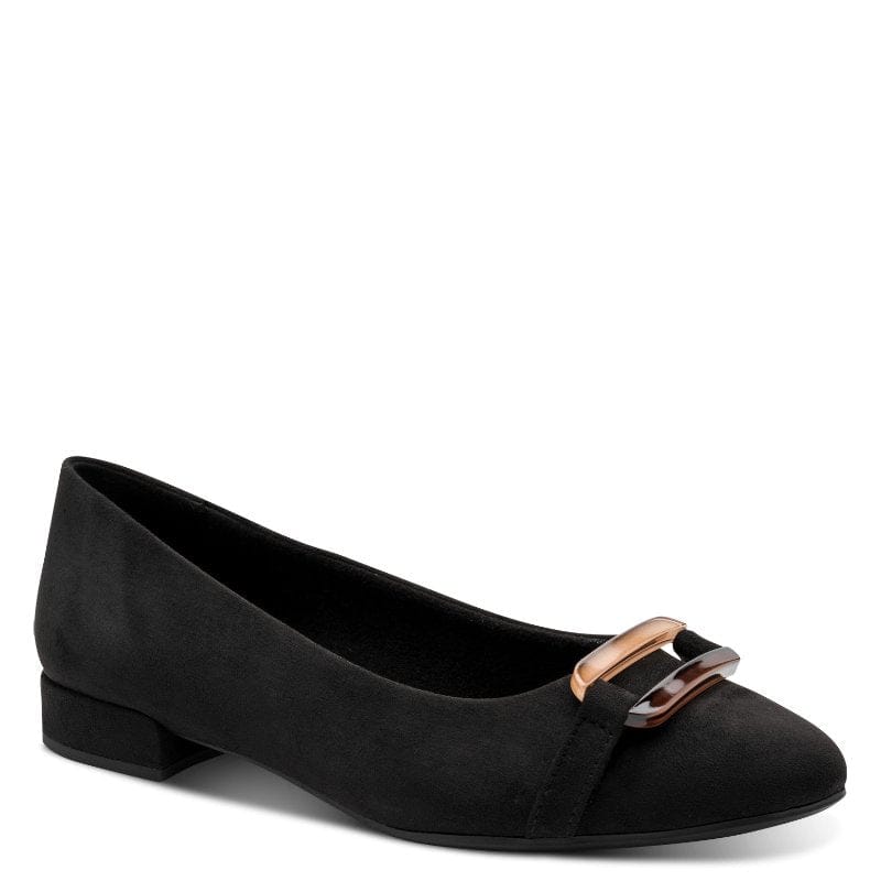 Jana Womens BLACK / 4UK Jana Womens Black Slip On Shoes 8-22169-47-001