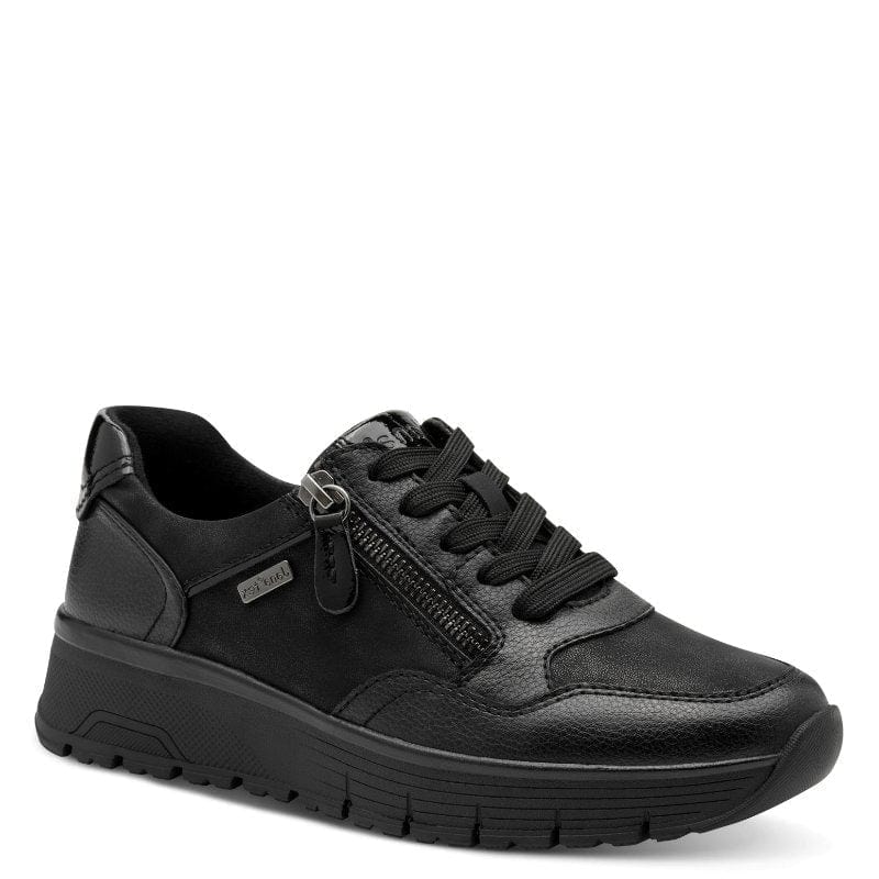 Jana Womens BLACK / 4UK Jana Womens Black Softline Fashion Trainer - 8-23762-45