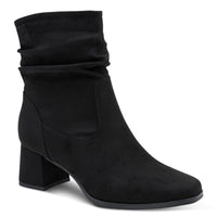 Jana Womens BLACK / 4UK Tamaris Comfort  Womens Black Wide Fit Side Zip Ankle Boot 8-85301-47