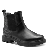 Jana Womens BLACK / 4UK Tamaris Womens Black Side Zip High Ankle Boot - 8-85421-45