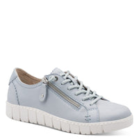 Jana Womens BLUE / 4UK Jana Womens Blue Side Zip Fashion Trainer 8-23704-46