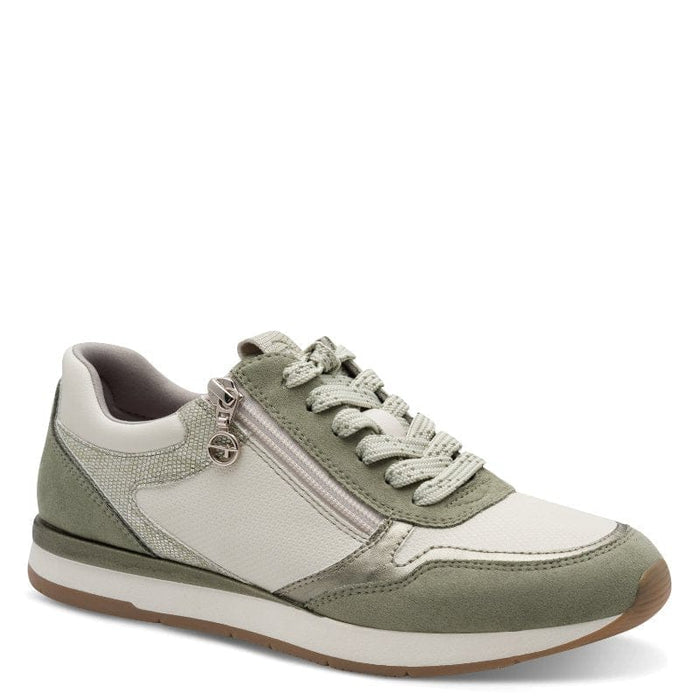 Jana Womens GREEN / 4UK Tamaris Womens Green Side Zip Fashion Trainer 1-23613-46