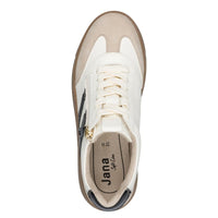 Jana Womens Jana Womens Beige Side Zip Fashion Trainer 8-23784-44