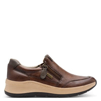 Jana Womens Jana Womens Beige Side Zip Fashion Trainer - 8-24761-45